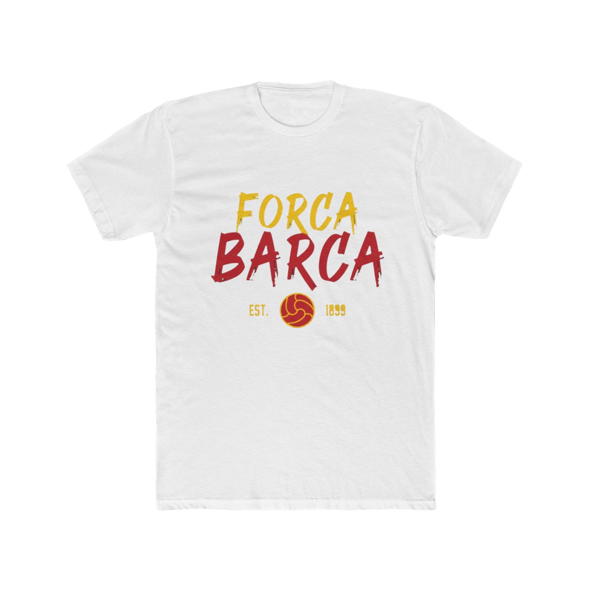 Barcelona Fan Forca Barca T Shirt | Xavi