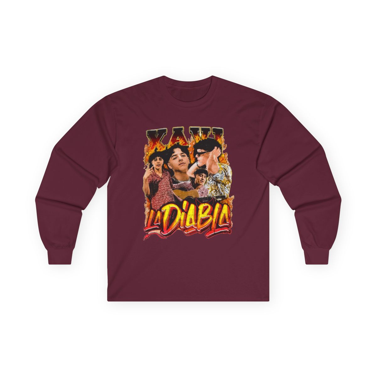 Xavi La Diaba T-Shirt, Long Sleeve, long sleeve, and - alternate angle 3, merchandise