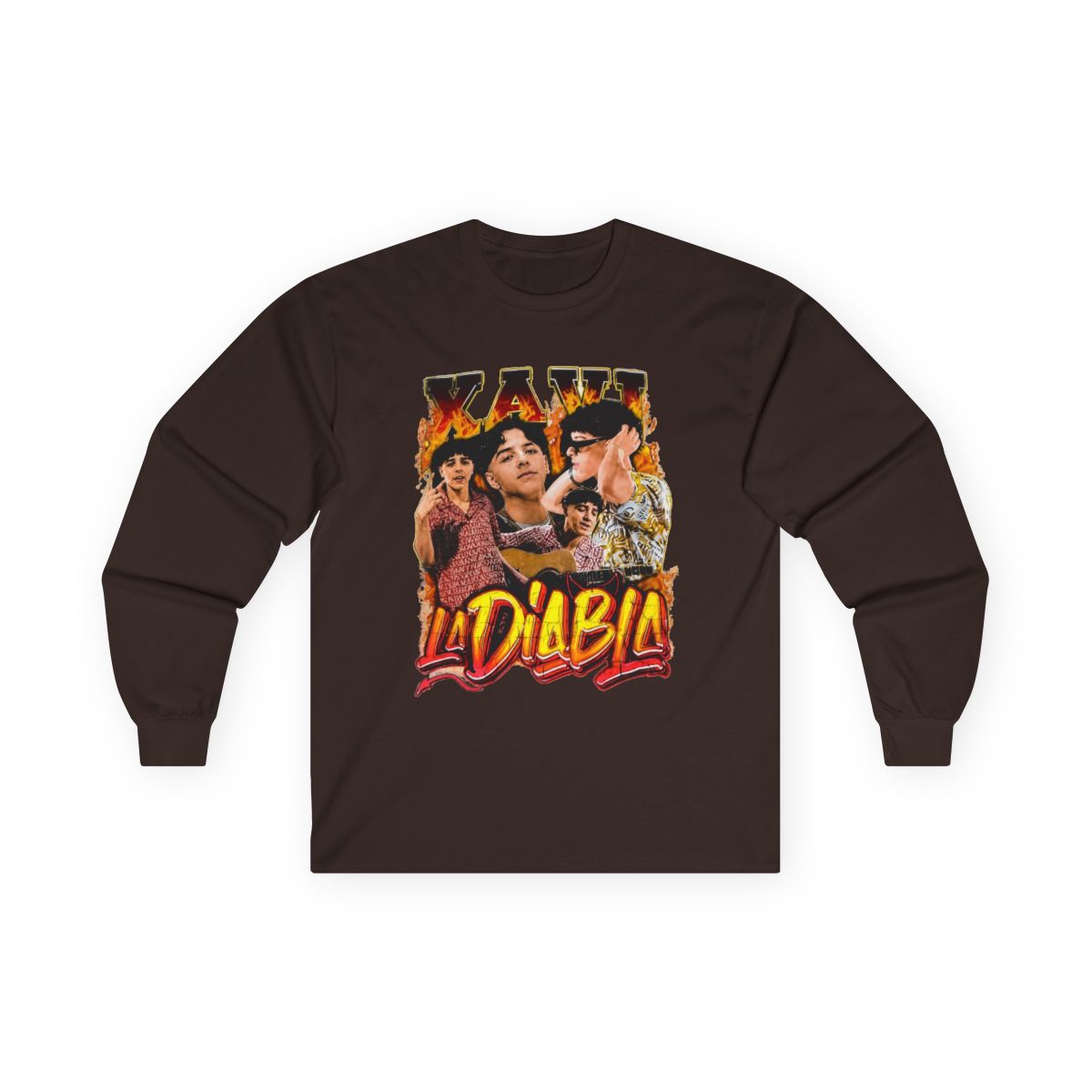 Xavi La Diaba T-Shirt, Long Sleeve, long sleeve, and - alternate angle 4, merchandise