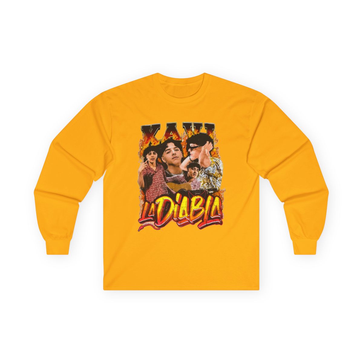 Xavi La Diaba T-Shirt, Long Sleeve, long sleeve, and - alternate angle 2, merchandise