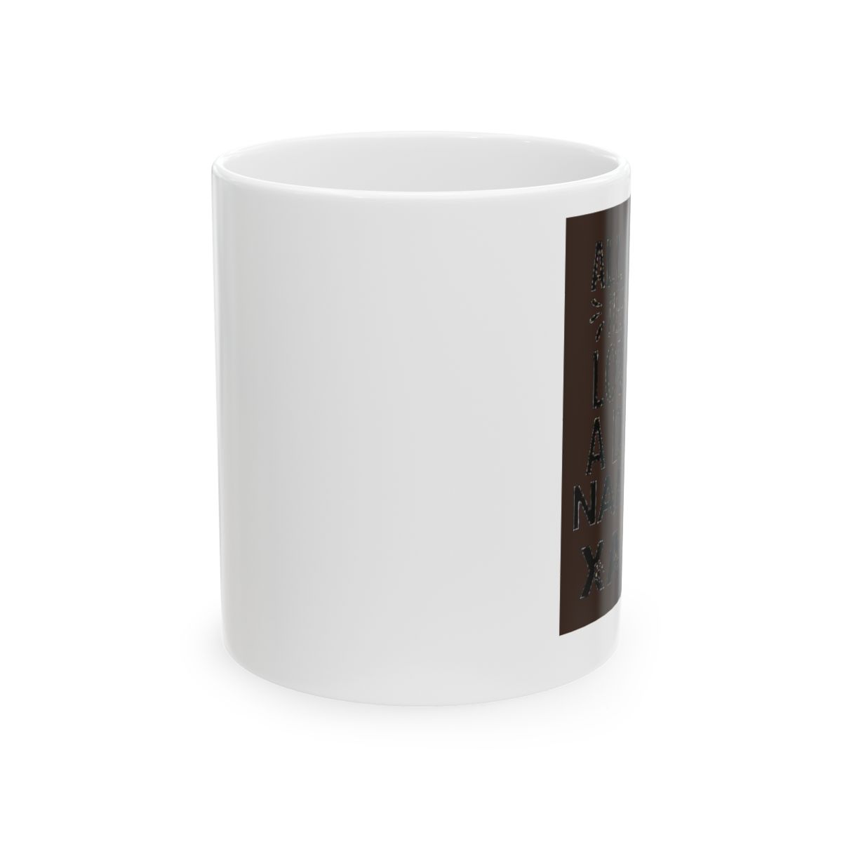 Dog Name Xavi - All You Need is Love! Ceramic Mug, Blue/White, 11oz - Official mugs merchandise