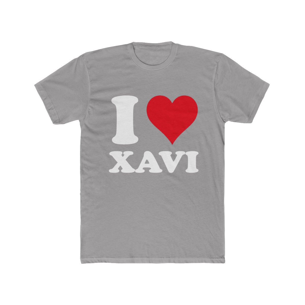 Red Heart I Love Xavi T Shirt - Official t-shirts merchandise